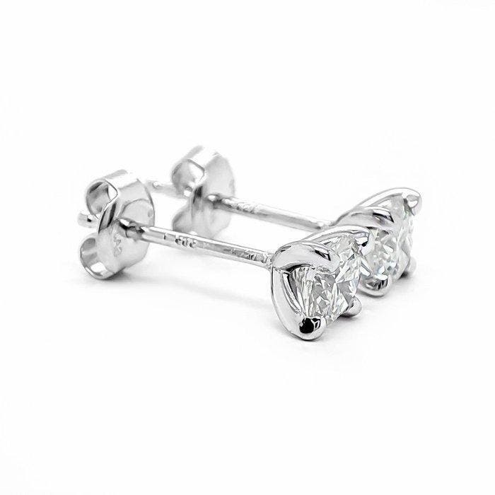 Zonder minimumprijs - Oorbellen - 18 karaat Witgoud -, Bijoux, Sacs & Beauté, Boucles d'oreilles