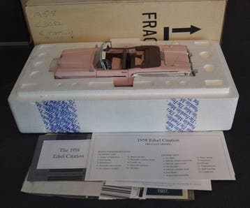 Franklin Mint 1:24 - Voiture miniature - 1958 Edsel Citation, Nieuw