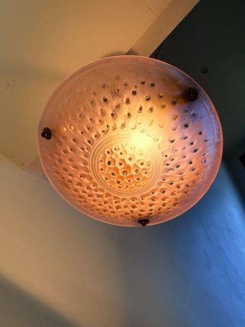 Lustre - Muller Frères Lunéville – Suspension Art déco, Antiquités & Art