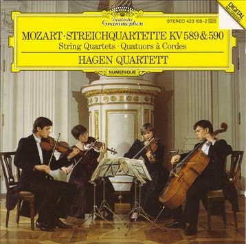 Mozart*, Hagen Quartett - Streichquartette KV 589 &amp; 590, Verzenden
