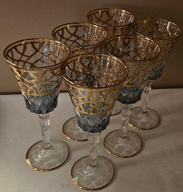antica bottega veneta - Drinkservies (6) - nieuwe luxe