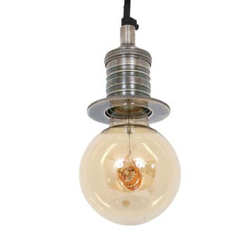 hanglampen Pollux antiek zilver hanglamp – aluminium ha, Huis en Inrichting, Lampen | Hanglampen, Verzenden, Nieuw