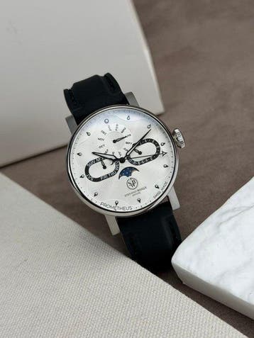 Stefano Braga - PROMETHEUS Triple Date Moonphase - Sans prix, Nieuw