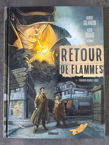 Retour de Flammes T1 + dédicace - C - 1 Album - Eerste druk, Livres, BD