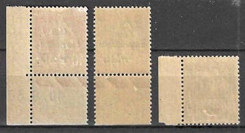 France 1929/1930 - Quatre timbres de la Caisse, Gestempeld