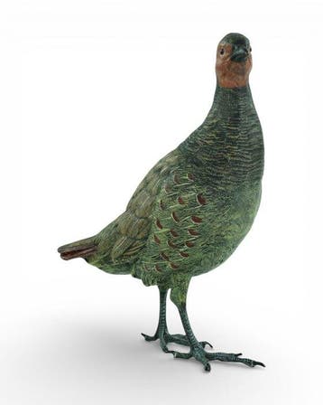 Franz Xaver Bergman - after - Sculpture, Partridge in Vienna