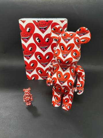 Medicom Toy - Be@rbrick 400% & 100% KEITH HARING #6