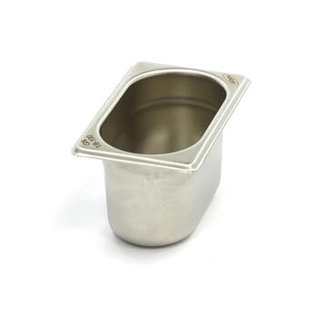 Récipient gastronorm - 1/9 GN - profondeur 10 cm - acier, Verzenden, Transport et Stockage