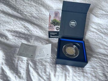 Frankrijk. 2 Euro 2025 Notre Dame de Paris Proof (Zonder