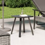 vidaXL Tuintafel 34x34x38 cm staal antracietkleurig, Tuin en Terras, Verzenden, Nieuw