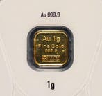 1 gramme - Or .999 - Argor-Heraeus, Switzerland - Scellé, Timbres & Monnaies, Métaux nobles & Lingots