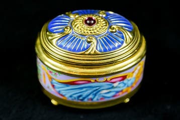 House of faberge Franklin mint Carillon boite a musique, Antiquités & Art, Curiosités & Brocante