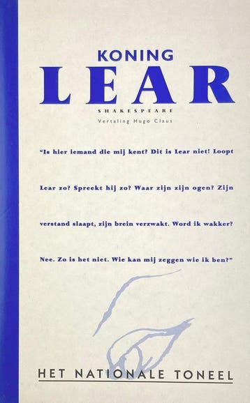 Koning Lear - Shakespeare, Verzenden, Nieuw