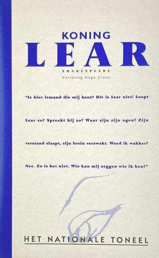 Koning Lear - Shakespeare, Boeken, Kunst en Cultuur | Fotografie en Design, Verzenden