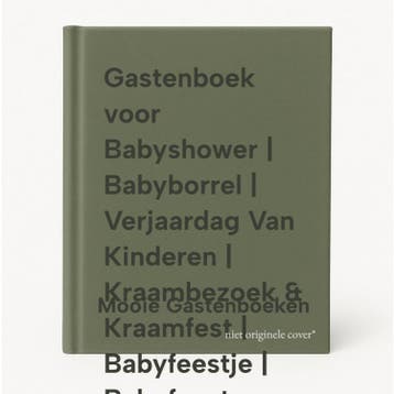 Gastenboek voor Babyshower | Babyborrel | Verjaardag Van, Verzenden, Gelezen, Mooie Gastenboeken