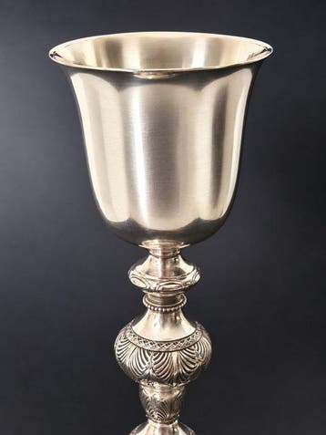 Kelk - Vermeille, .950 zilver - Kelk en massief zilver, Antiek en Kunst