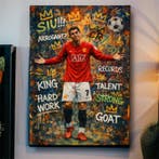 Makayhos - [Canvas XL] Cristiano Ronaldo – Street Crown, Verzamelen, Nieuw