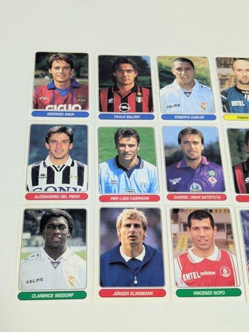 Panini European Football Stars Zinedine Zidane, Roberto, Nieuw
