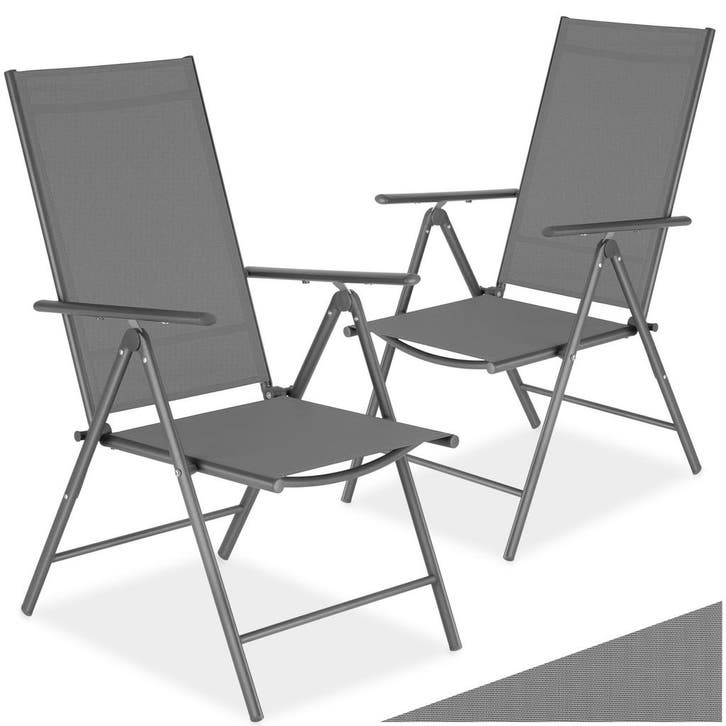 Opvouwbare tuinstoelen met verstelbare rugleuning, gaas, Jardin & Terrasse, Jardin & Terrasse Autre, Envoi