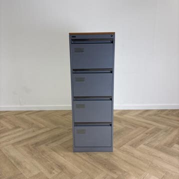 Emmein dossierkast 4 lades A4 en folio (hxbxd) 137x48x71 cm,, Gebruikt
