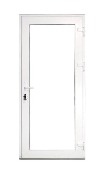 Deur wit volledig glas Premium b98 x h215 cm R., 80 tot 100 cm, 215 cm of meer, Nieuw, Ophalen of Verzenden