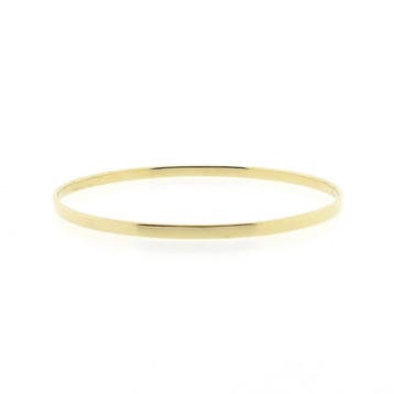 Gouden slavenarmband; Maat M/L, Ophalen of Verzenden, Gebruikt, Goud, Goud