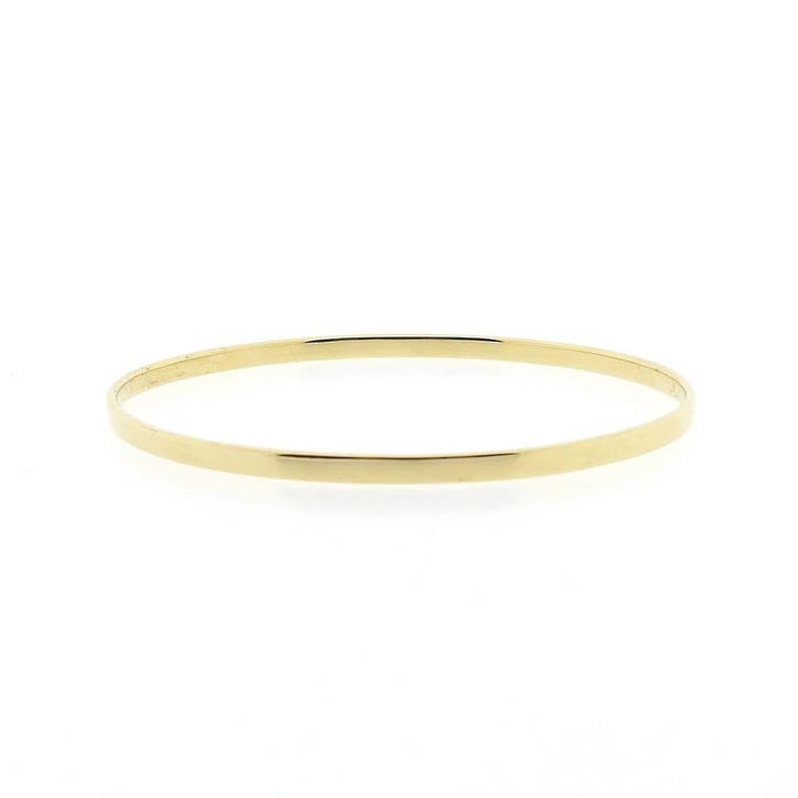 Gouden slavenarmband; Maat M/L, Handtassen en Accessoires, Armbanden, Overige kleuren, Gebruikt, Goud, Ophalen of Verzenden