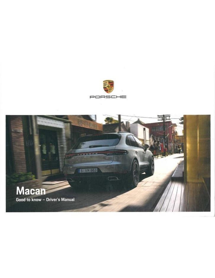 2020 PORSCHE MACAN INSTRUCTIEBOEKJE ENGELS, Auto diversen, Handleidingen en Instructieboekjes