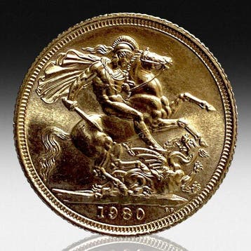 Verenigd Koninkrijk. Elizabeth II. Sovereign 1980