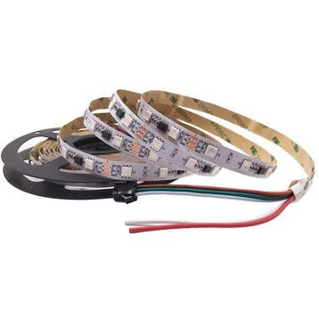 Digitale RGB LED Strip | 5 Meter | 12V | WS2811 | 60 LED/m, Huis en Inrichting, Verzenden, Nieuw