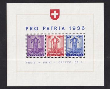 Suisse - Exposition nationale de philatélie, Gestempeld