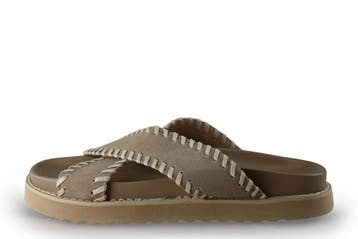 Sub55 Slippers in maat 42 Beige, Kleding | Dames, Slippers, Verzenden, Beige, Sub55