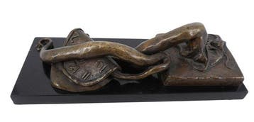 Salvador Dali (1904-1989) - Sculpture, Poulpe à la montre