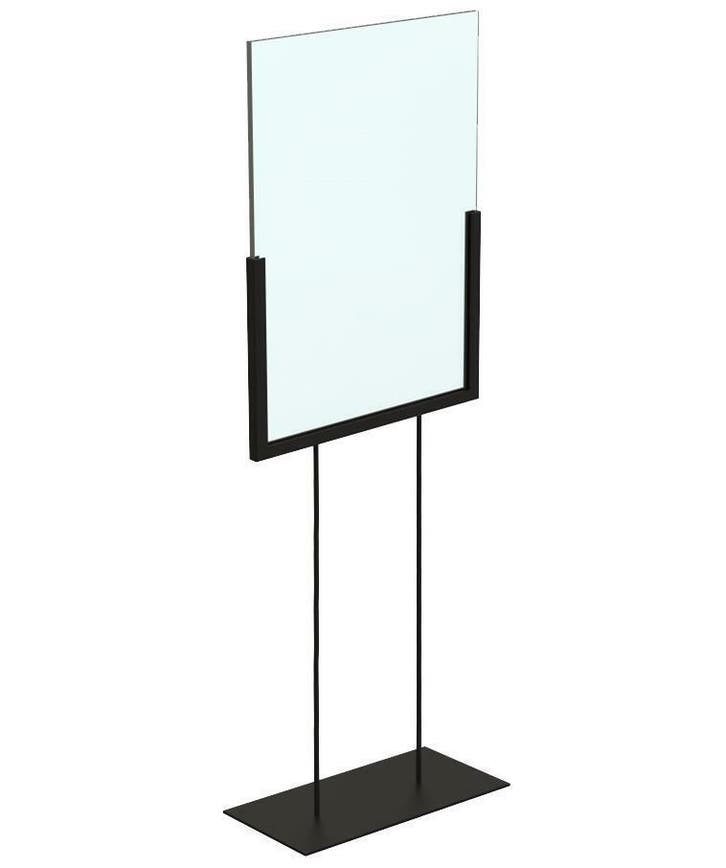 *TIP*  Display hoog A4 zwart staand, Zakelijke goederen, Kantoor en Winkelinrichting | Winkel en Inventaris, Ophalen of Verzenden