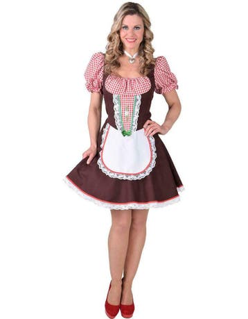 Tiroolse dirndl jurk voor dames, Ophalen of Verzenden