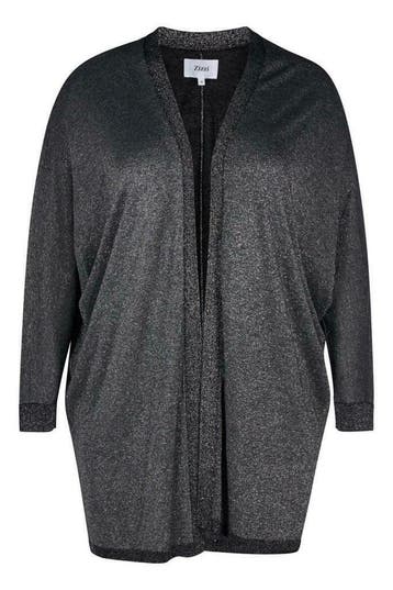 Vest Zizzi MINA lang met glitters maat l, Verzenden, Nieuw