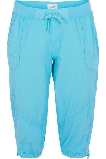 Broek Zizzi 3/4 crincle katoen maat m, Kleding | Dames, Verzenden, Nieuw