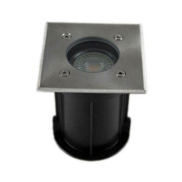 AANBIEDING LED Grondspot GU10 vierkant Athens RVS IP67, Verzenden