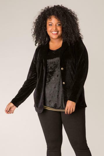 Blazer Ivy Bella velours maat 46, Kleding | Dames, Verzenden, Nieuw