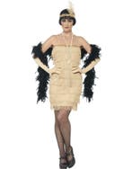 Flapper charleston 50' jurk goud, Ophalen of Verzenden, Nieuw