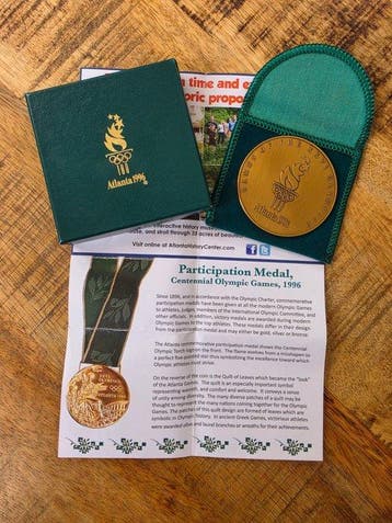 Centennial Olympic Games Atlanta 1996 Participation Medal, Nieuw