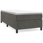 Fluwelen bedframe 90x200 | Retour deal | Nu extra goedkoop, Huis en Inrichting, Slaapkamer | Bedden, 90 cm, Eenpersoons, Verzenden