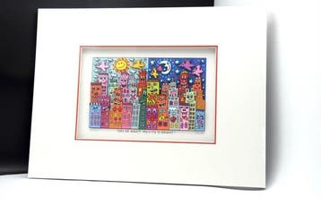 James Rizzi (1950-2011) - Day Or Night My City Is Bright