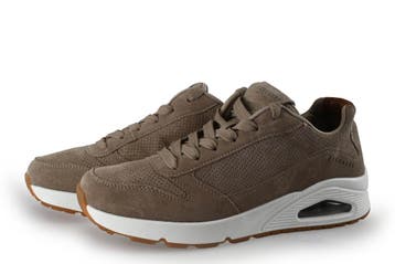 Skechers Sneakers in maat 41 Bruin, Kleding | Heren, Schoenen, Bruin, Verzenden, Zo goed als nieuw, Skechers