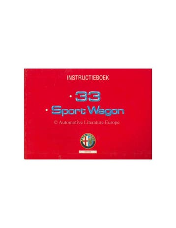 1993 ALFA ROMEO 33 | SPORTWAGON INSTRUCTIEBOEKJE NEDERLANDS