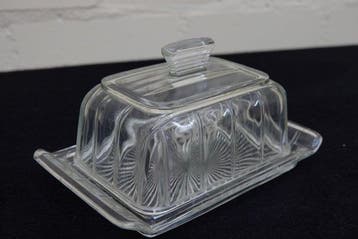 Beurrier - Verre - beurre/ cloche à fromage