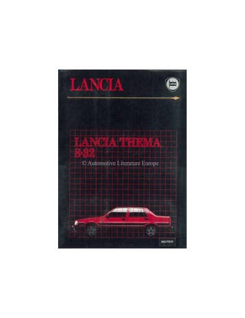 1986 LANCIA THEMA 8.32 PERSMAP DUITS, Ophalen of Verzenden, Nieuw