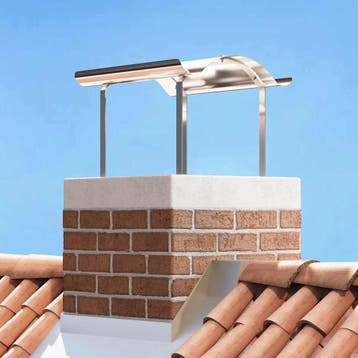 vidaXL Schoorsteenkap zilver 59,5 x 50 x 36,5 cm Roestvrij, Verzenden, Nieuw