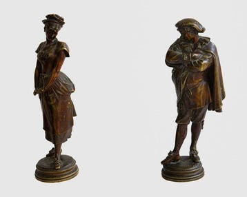 Cie des Bronzes Bruxelles. - Léopold Harzé (1831-1893) -, Antiek en Kunst