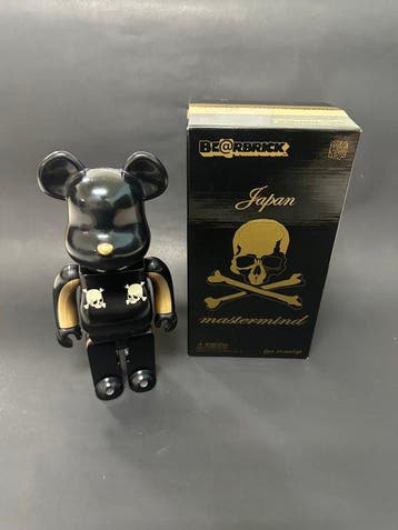 Medicom Toy - Be@rbrick400%&100% 2004 mastermind JAPAN BLACK